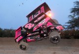 Brooklyn Holland flipped her car last week in Merced. She will be at the Kings Fair on Saturday night at the Keller Speedway.